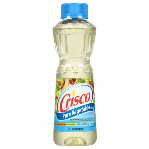Crisco Pure Vegetable Cooking Oil, 16 fl oz