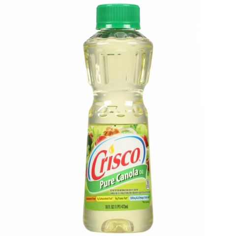 Crisco Pure Canola Cooking Oil, 16 fl oz