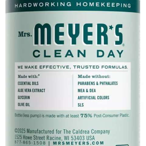 Mrs. Meyer's Clean Day Liquid Hand Soap, Birchwood, 12.5 fl oz