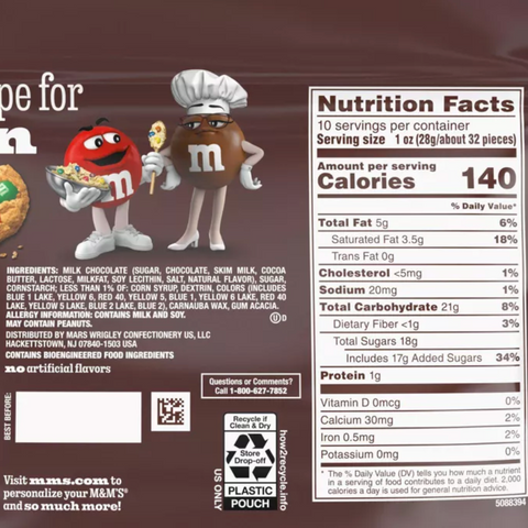 M&M's Sharing Size, Chocolate, 10oz