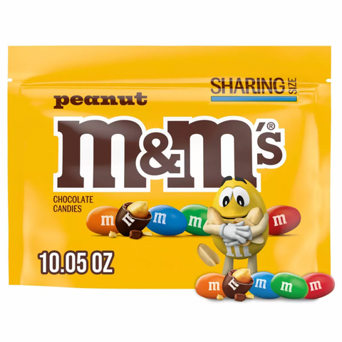 M&M's Sharing Size, Peanutm Chocolate, 10.05 oz