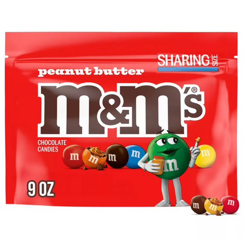 M&M's Sharing Size, Peanut Butter, 9oz