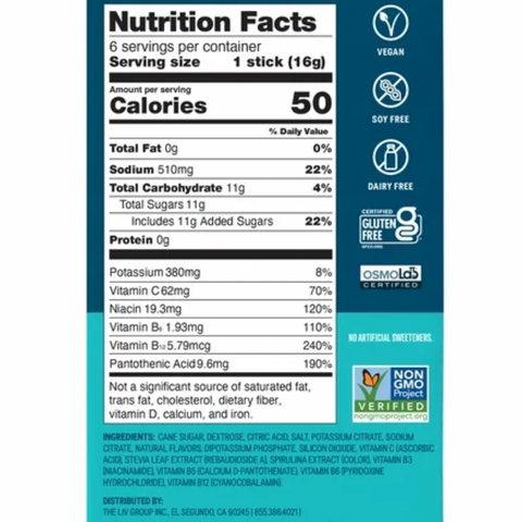 Liquid I.V.® Cotton Candy Hydration Multiplier® Powdered Electrolyte Drink Mix, 6 Count