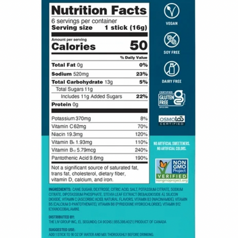Liquid I.V.® Strawberry Hydration Multiplier® Powdered Electrolyte Drink Mix, 6 Count