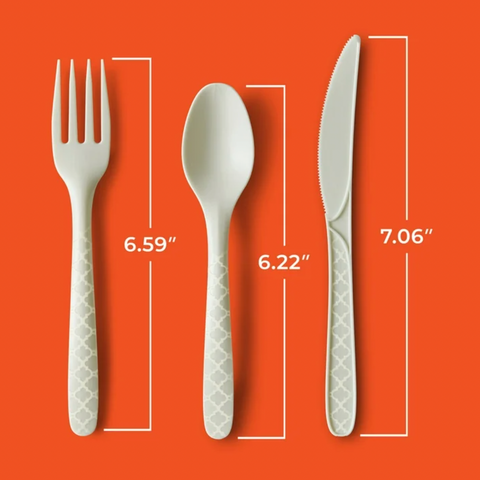 Hefty ECOSAVE Compostable Assorted Cutlery Set, 24 Count