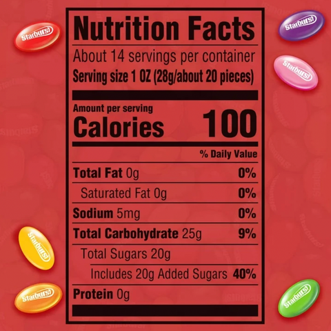 Starburst Original Jelly Beans Easter Candy, 14 oz