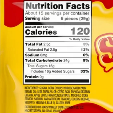 Starburst Original Fruit Chews Gummy Candy, Sharing Size, 15.6 oz
