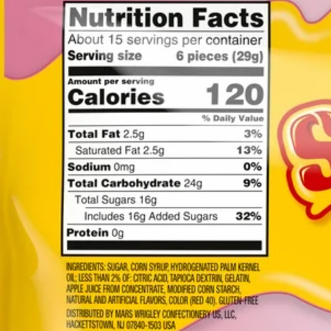 Starburst All Pink Fruit Chews Chewy Candy, Sharing Size, 15.6 oz