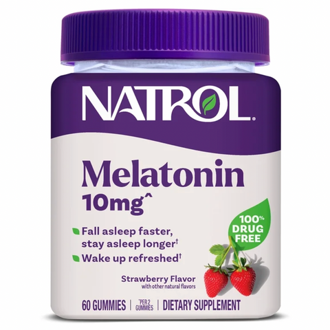 Natrol® 10mg Melatonin Gummies, Supplements for Sleeping, 60 Count