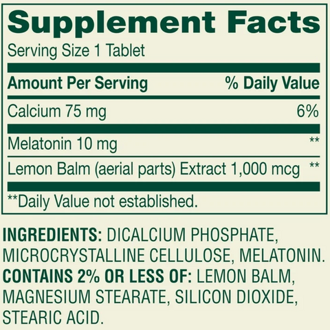 Spring Valley Extra Strength Melatonin Tablets Dietary Supplement, 10 mg, 120 Count