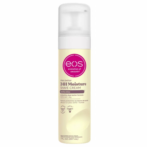 eos Shea Better Womens Shaving Cream, Vanilla Bliss, Smooth Skin Moisturizing Formula, 7 oz