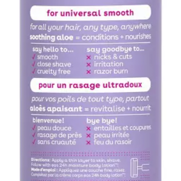 eos Shea Better Womens Shaving Cream, Lavender, Smooth Skin Moisturizing Formula, 7 oz