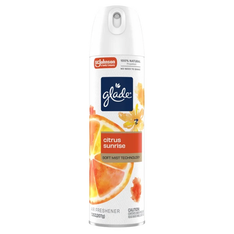 Glade® Soft Mist Air Freshener Room Spray, Citrus Sunrise, 7.3oz.