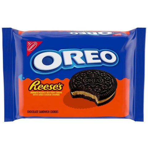 Oreo Reese's Peanut Buttery Creme Chocolate Sandwich Cookies, 12.35oz