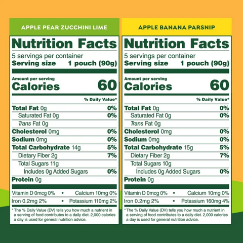 GoGo squeeZ No Sugar Added Fruit & Veggie Applesauce Puree Variety Pouches, 3.2 oz, 10 Count