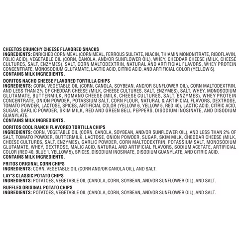 Frito Lay Variety Pack, Classic Mix, 18 Ct