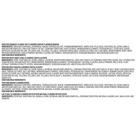 Frito Lay Variety Pack, Bold Mix, 18 Ct