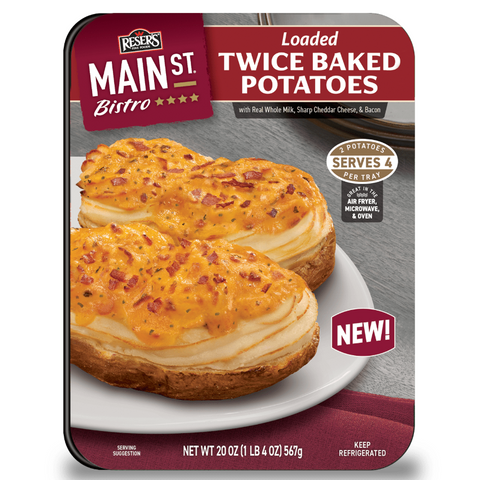 Reser's Main St. Bistro Loaded Twice Baked Potatoes, 20 oz.
