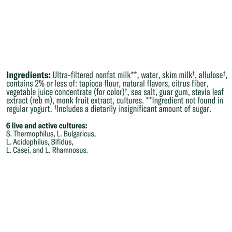 Chobani Zero Sugar Non-Fat Greek Yogurt Blueberry, 5.3 oz