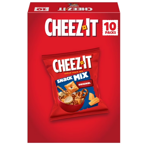 Cheez-It Classic Snack Mix, Lunch Snacks, 10 Count