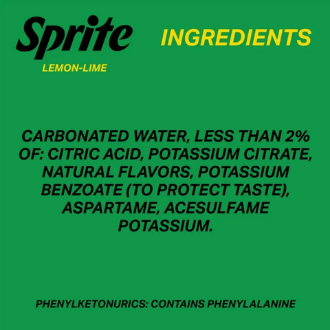 Sprite Zero Lemon Lime Soda 12fl oz, 12 Ct