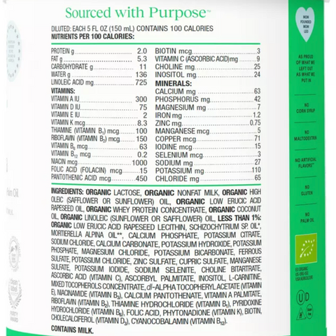 Bobbie Organic Original Infant Formula Powder, 14.1oz