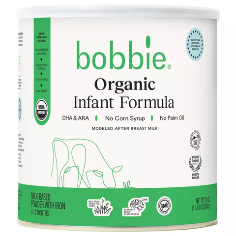 Bobbie Organic Original Infant Formula Powder, 24oz