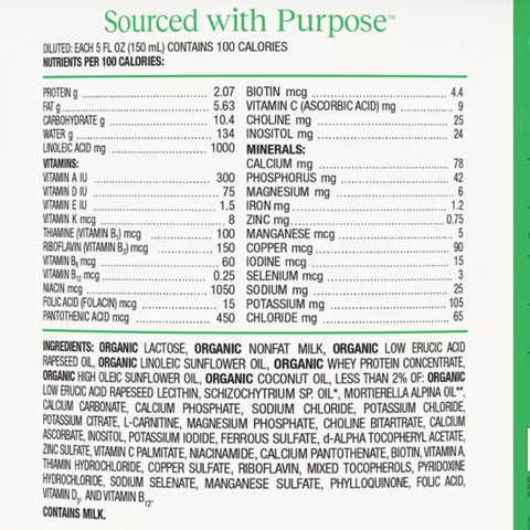 Bobbie Organic Original Infant Formula Powder, 24oz