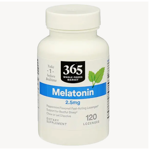 365 by Whole Foods Market, Melatonin 2.5mg, 120 Count