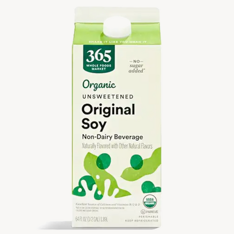 365 Organic Unsweetened Soymilk, 64 fl oz