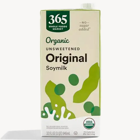 365 Organic Unsweetened Soymilk, 32 fl oz