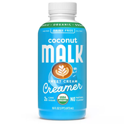 MALK Organics Sweet Cream Coconut Creamer, 16 fl oz