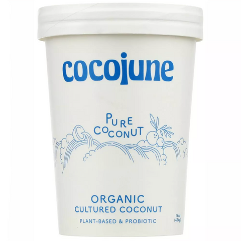 Cocojune Organic Cultured Coconut Yogurt Pure Coconut, 16oz