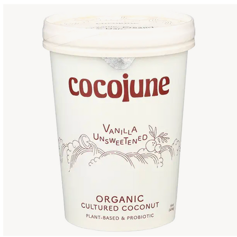 Cocojune Organic Unsweetened Vanilla Multiserve, White, 16 oz