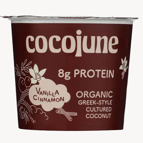 Cocojune Organic Yogurt Coconut Protein Vanilla Cinnamon, 5 oz