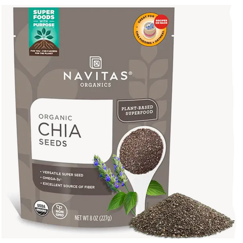Navitas Organics Chia Seeds, 8oz