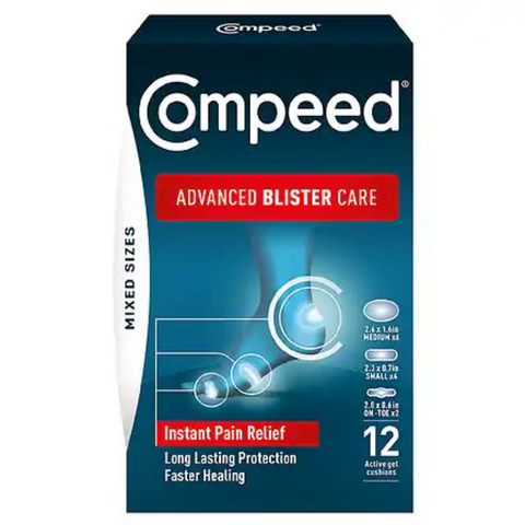 Compeed Advanced Blister Care Assorted Sizes, 12 Count