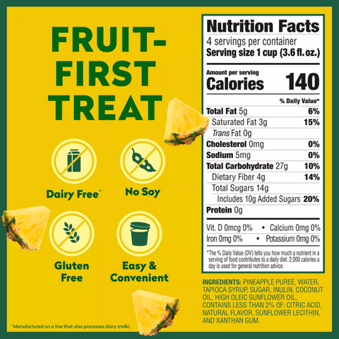 Dole Frozen Pineapple Dole Whip, 14.4oz