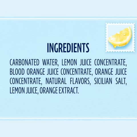 SanPellegrino CIAO! Flavored Sparkling Water, Limoncello, Real Fruit Juice, 6 Count