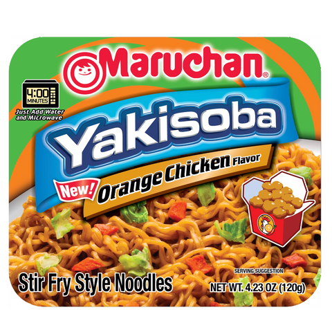 Maruchan Yakisoba Orange Chicken Flavor Noodles, 4.23 oz