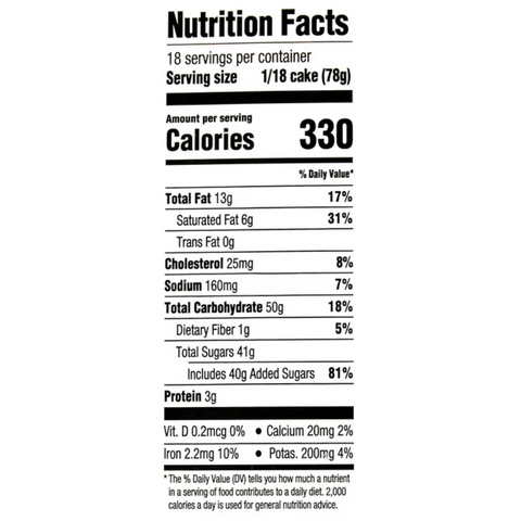 Freshness Guaranteed Triple Chocolate Cake, Made with Hershey's Icing, Serves 18, 50oz