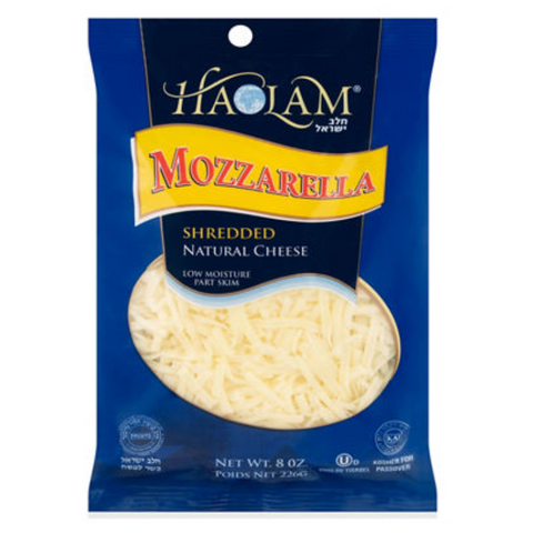 Haolam Shredded Low Moisture Part Skim Mozzarella Cheese, 8 oz.