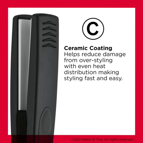 Revlon Essentials Smooth Results, RVST2043, Ceramic 1” Flat Iron