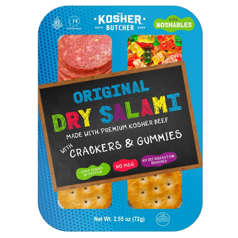 Kosher Butcher Kids Dry Salami With Gummies, 2.55 oz.