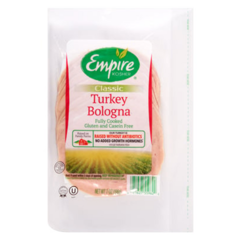 Empire Kosher Classic Turkey Bologna, 7 oz.
