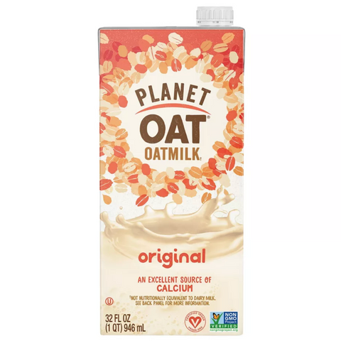 Planet Oat Shelf Stable Original Oat Milk, 32 fl oz