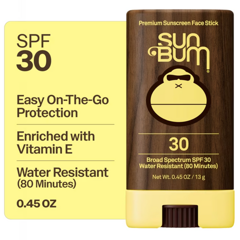Sun Bum Premium Sunscreen Face Stick, SPF 30, 0.45 oz