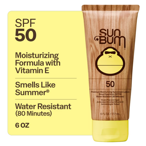 Sun Bum Premium Moisturizing Sunscreen Lotion, Original, SPF 50, 6 oz