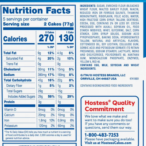 Hostess Twinkies Chocolate Lovers Snack Cakes, 10 Count