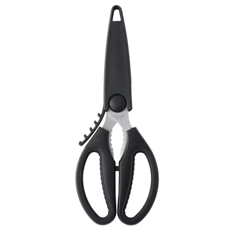 Mainstays Black Handle Stainless Steel Multi-Purpose 8.6in Kitchen Shears